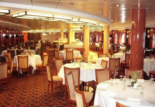 Restaurante a bordo del MSC Sinfonia